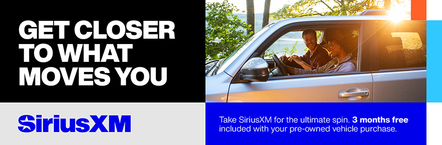 SiriusXM Pre-Owned Partnership Banners
