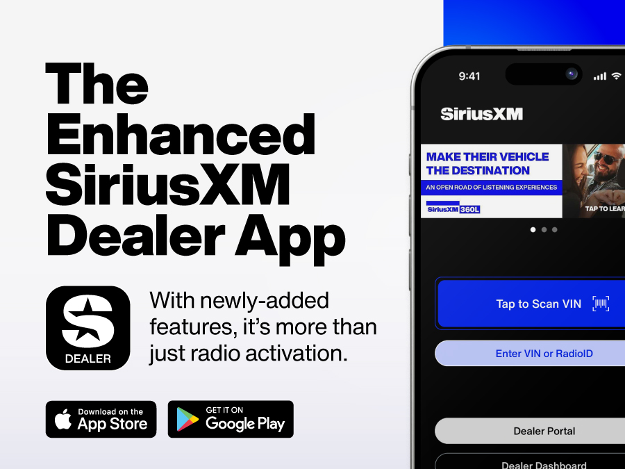 Introducing the Enhanced SiriusXM Dealer App – SiriusXM Dealer Portal